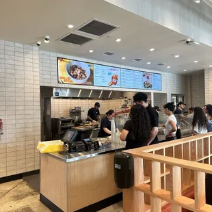 Clean Busy location with efficient staff!