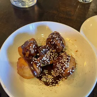 Nutella Banana Fritters