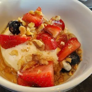 Greek Yogurt. Not always available, but the real deal.