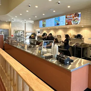 Counter Area - Order on the Left