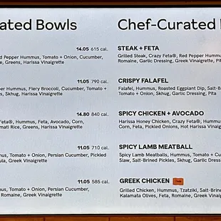 Menu Board (2 of 3)