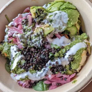 Lentil Avocado Bowl