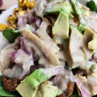 Avocado chicken salad