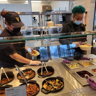 Yummy our lunches will be  ready shortly