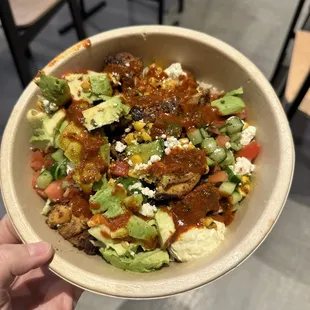 Harissa Avocado bowl