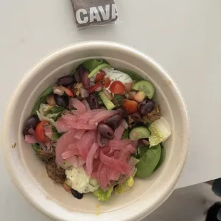 Jonathan&apos;s bowl and the tiny brownie