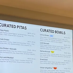 Menu 1 of 3