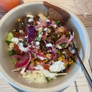 Harassa bowl- they ran out of avocado( 2.25 extra)