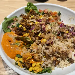 Partly eaten, but wanted to text my daughter to show her we took her recommendation.