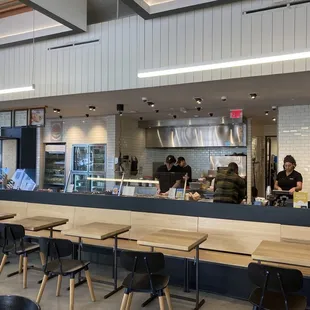 the interior of a coffee shop