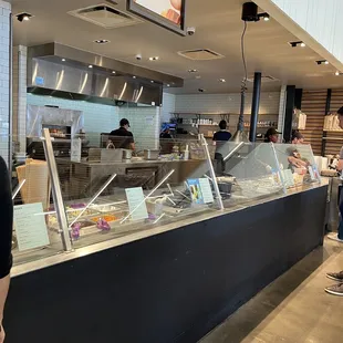 View of ordering station