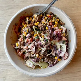 Honestly, I don't remember all that I added to my greens, but I do remember It Was Delicious!