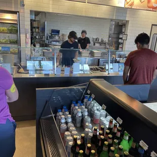 interior, sushi and sashimi