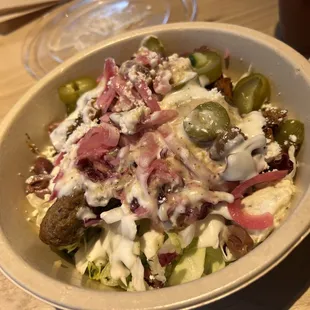 My bowl may look messy, but it was DELICIOUS!