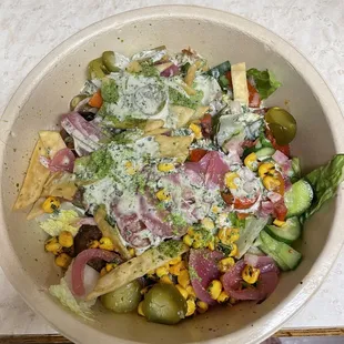 Build your own bowl with all vegan toppings.