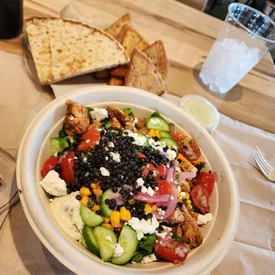 Lemon chicken bowl