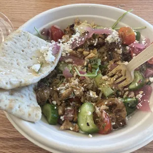 Chicken and rice bowl