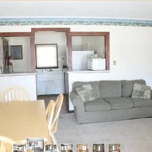 Livingroom looking into kitchen