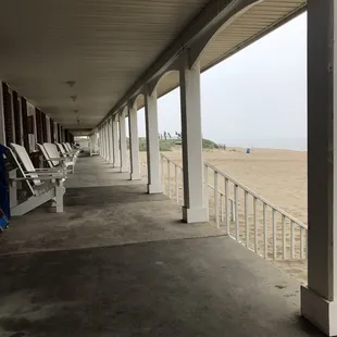 Right next to the sand