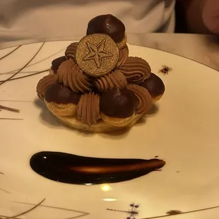 Award dinning dessert Chocolate St. Honore (scrumptious)