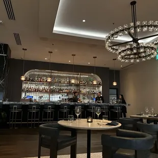 Dining room and bar