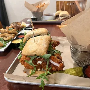 Fried Chicken Sandwiches