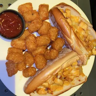 Chicken Cheesesteak with Tots