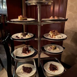 The dessert tower