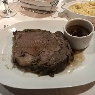 Prime Rib... it was a little overdone.