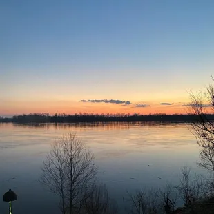 Sunset views from our table