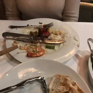 Finished dinner.
