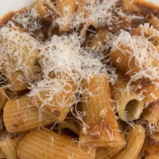 Rigatoni in bolognese
