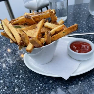 Home Made Fries with Fresh Herbs