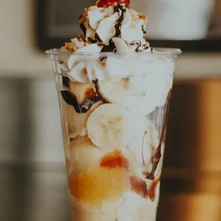 Upside Down Banana Split