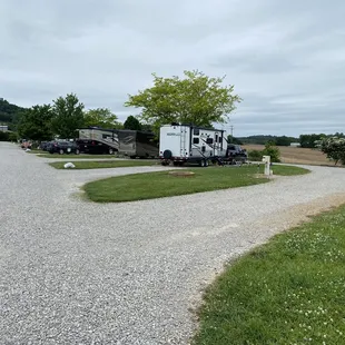 Empty pull through site!