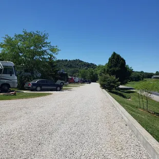 Clean gravel even road access