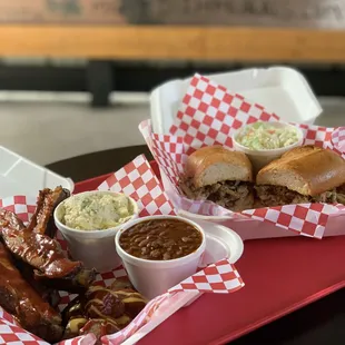 Better than BBQ.. smokehouse deliciousness in our covered dining area.