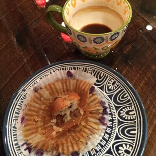 Another great coffee and muffin. Yum!