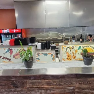 he kitchen counter