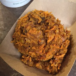 Bacon Hash -- 4 ounces for $4. Tasty bizzzz.