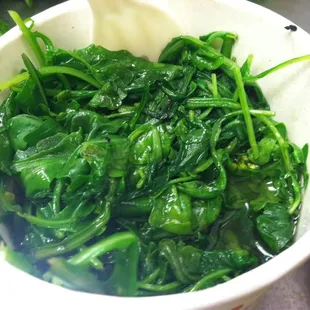 Lovely organic greens for the vegan lover