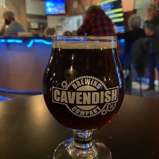 a glass of beer