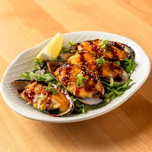 Baked Mussels (4 pc)