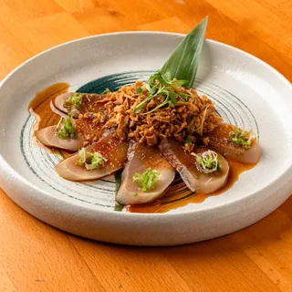 Albacore Crispy Onion Sashimi