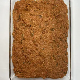 a close up of a casserole dish