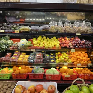 a variety of fruits and vegetables