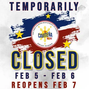 Hello Valued Customers! For the safety of everyone. Stay dry!