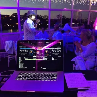 We provided entertainment on the Fantasea yacht Dandeana. This corporate event included music, specialty lighting and karaoke.