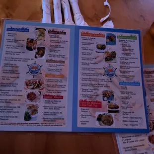 the menu