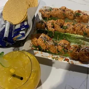 Shrimp with amazing chipotle/mayo sauce